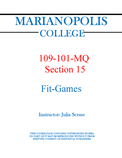 109-101-MQ Fit-Games - Julia Scrase - Section 15