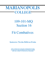 109-101-MQ  Fit Combatives - Nicolas Bellevue-Fortin - Section 16