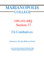 109-101-MQ  Fit Combatives - Nicolas Bellevue-Fortin -Section 17