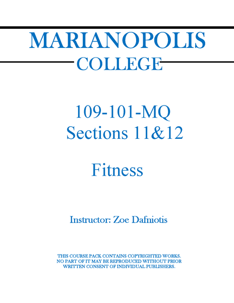 109-101- MQ Fitness Zoe Dafniotis - Sections 11 & 12