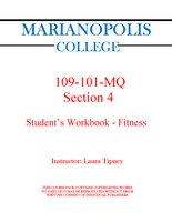 109-101-MQ Student's Workbook - Fitness - Laura Tipney -Laura Tipney - Section 4
