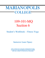 109-101-MQ Student's Workbook - Fitness Yoga - Laura Tipney - Section 6