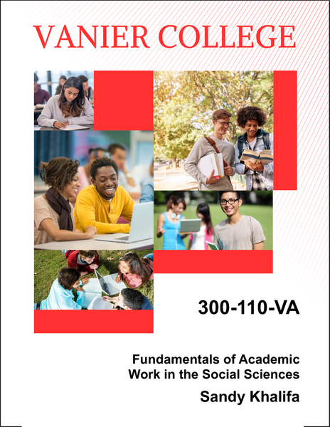 300-110-VA - Fundamentals of Academic Work in the Social Sciences - Sandy Khalifa