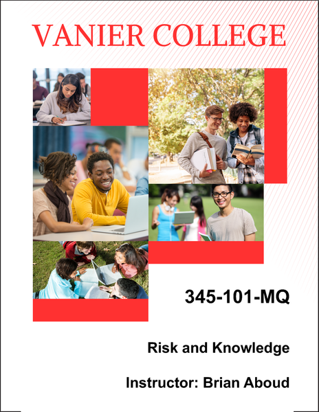 345-101-MQ - Risk and Knowledge - Brian Aboud