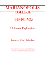 345-101-MQ - Adolescent Explorations - Wendy Richardson