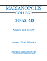 345-AS1-MS - Science and Society - Wendy Richardson