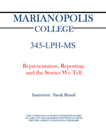 345-LPH-MS - Representation, Reporting and the Stories We Tell - Sarah Brand