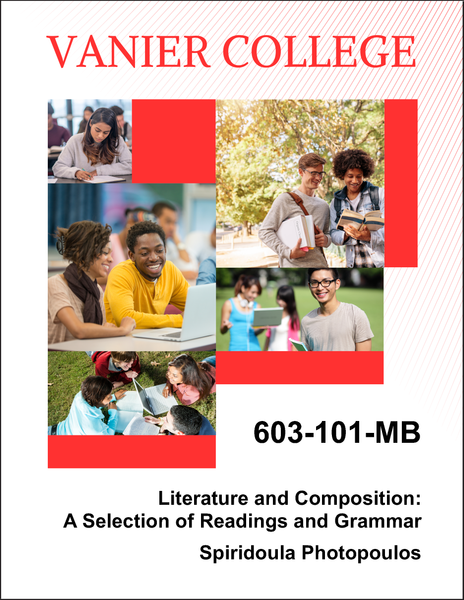 603-101-MB - Literature & Composition: A Selection of Readings and Grammar - Spiridoula Photopoulos