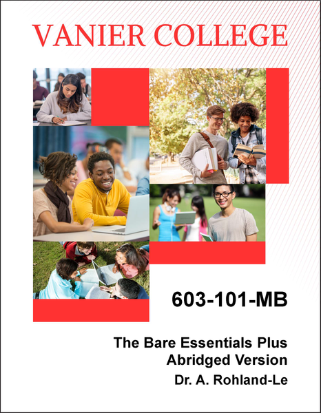 603-101-MB - The Bare Essentials Plus - Andrea Rohland-Le - PRINT ONLY!!! NO DIGITAL VERSION OF THIS COURSE AVAILABLE