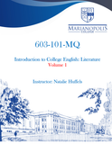 603-101-MQ - Introduction to College English: Literature - Volume 1 & 2 - Natalie Huffels