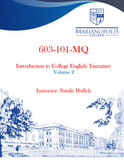 603-101-MQ - Introduction to College English: Literature - Volume 1 & 2 - Natalie Huffels