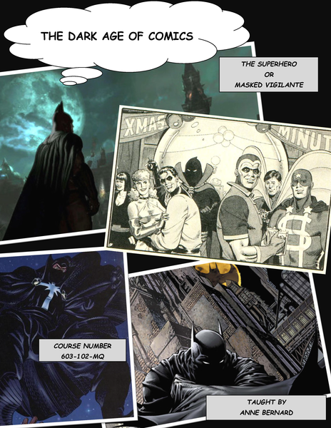 603-102-MQ - The Dark Age of Comics - Anne Bernard - PRINT ONLY!!! NO DIGITAL VERSION OF THIS COURSE AVAILABLE