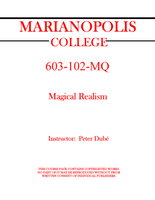 603-102-MQ - Magical Realism - Peter Dubé