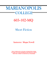 603-102-MQ - Short Fiction - Megan Newell