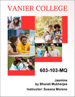 603-103-MQ - Jasmine OP Book -  Alienation and Self-Cultivation - Susana Moreno