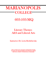 603-103-MQ - Literary Themes - A&S and Liberal Arts - Leon Berdichevsky