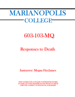 603-103-MQ - Responses to Death - Megan Fitz-James