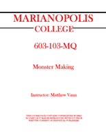 603-103-MQ - Monster Making - Matthew Vann