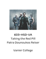 603-HSD-VA - Taking the Red Pill - Patra Dounoukos Reiser