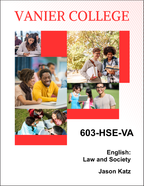 603-HSE-VA - English: Law and Society - Jason Katz