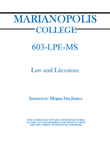 603-LPE-MS - Law and Literature - Megan Fitz-James