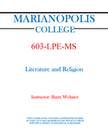 603-LPE-MS - Literature and Religion - Barry Webster