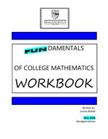 Fundamentals of College Mathematics - Workbook - Louise Nobile - PRINT ONLY!!! NO DIGITAL VERSION OF THIS COURSE AVAILABLE
